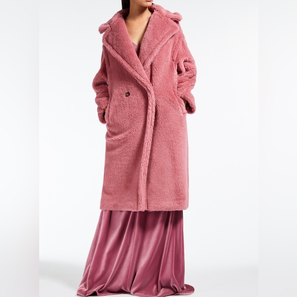 ❌sold❌Rose pink teddy bear coat